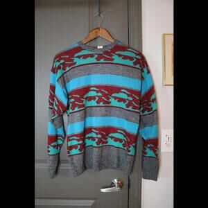 Vintage Virginia Sweater – Bold Pattern, Timeless Appeal